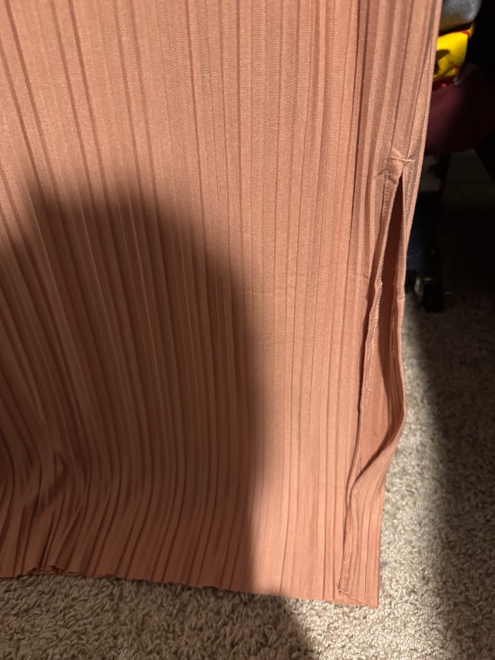 Size Small a new day Ribbed Sleeveless Maxi Dress - Blush - Picture 4 of 5